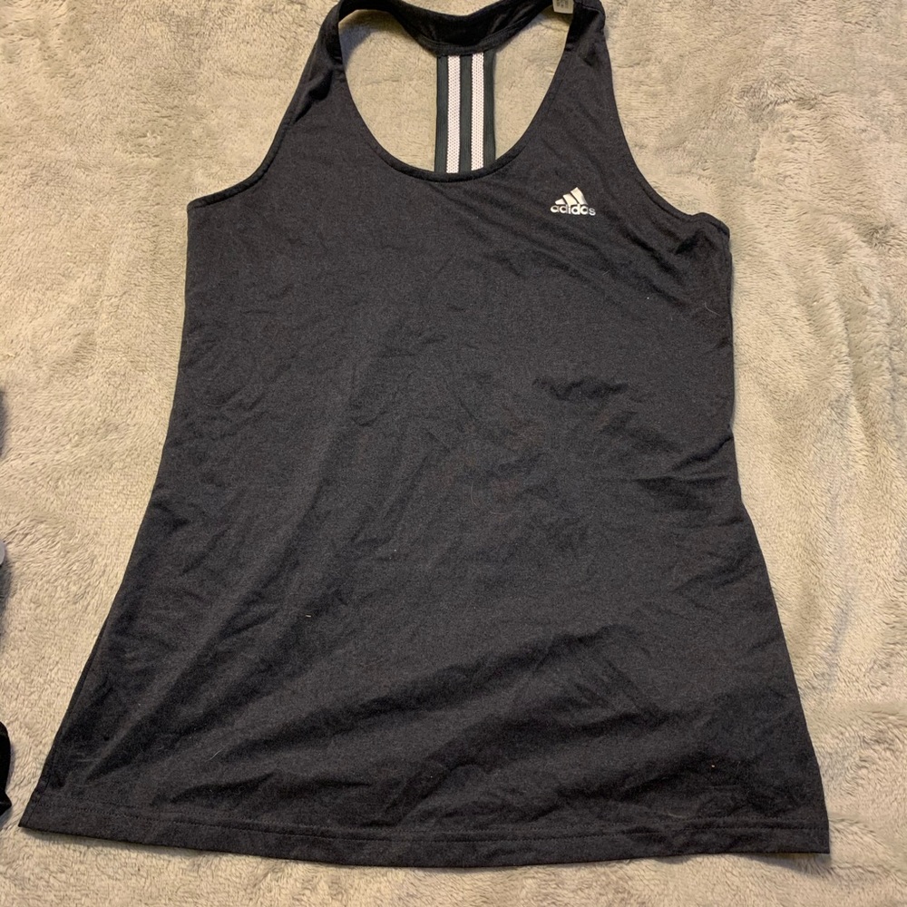 grey adidas athletic never been worn tank top❕❕